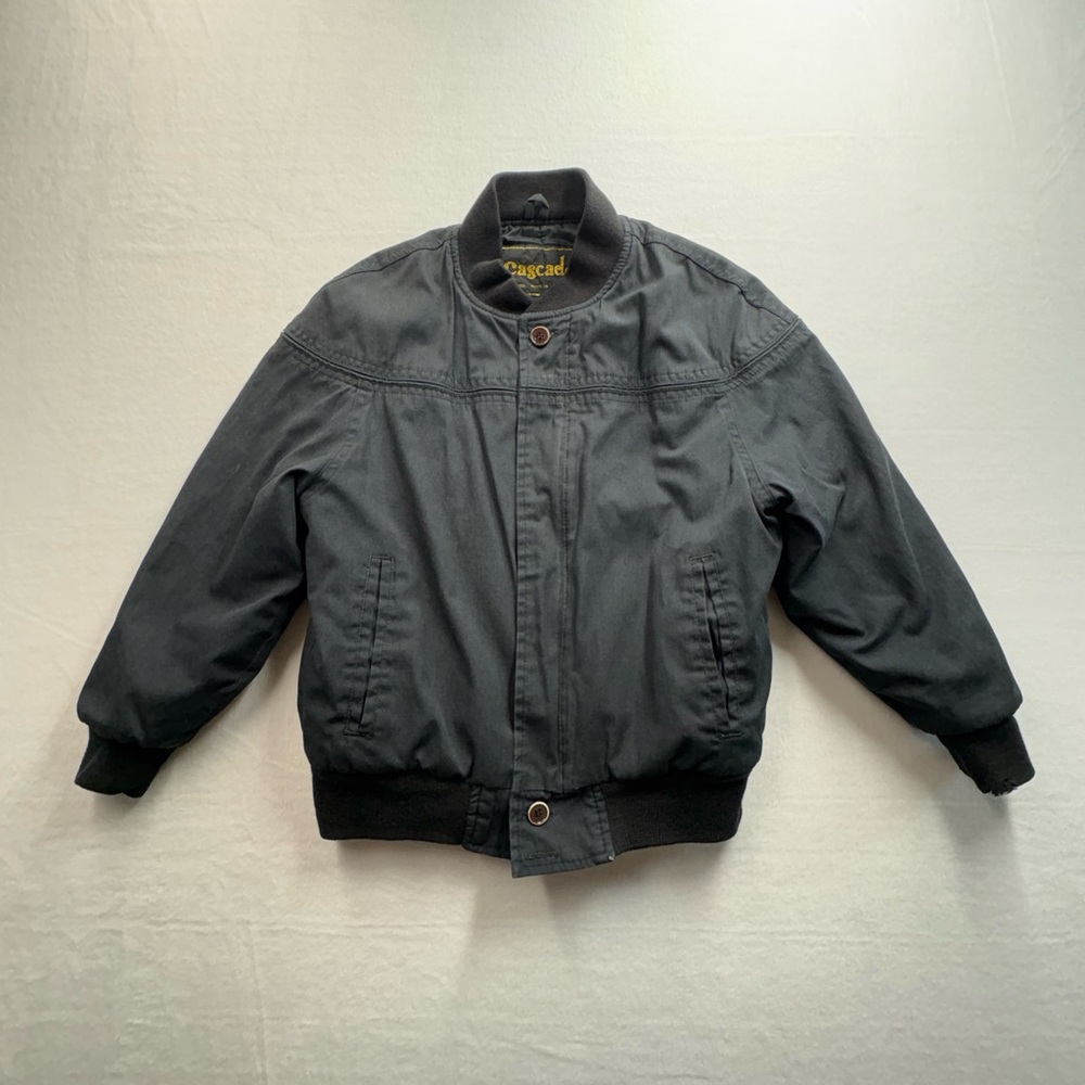 Kids Black Derby style Jacket